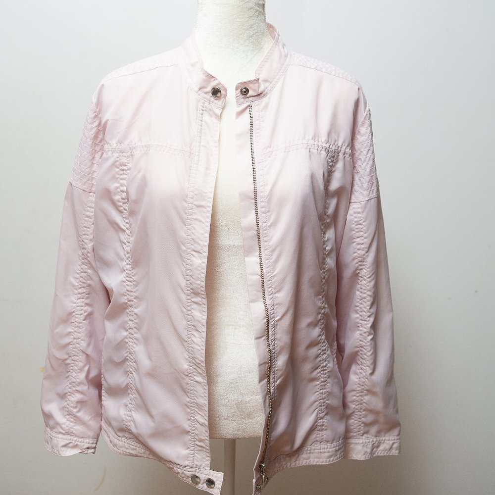 Zenergy By Chico, s 100% polyester old pink jacket